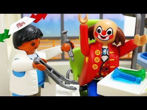 Playmobil dentista film italiano DENTI DA MOSTRO PER IL CLOWN
