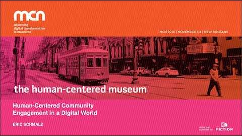 MCN2016 - Human-Centered Community Engagement in a Digital World