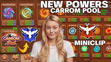 CARROM POOL NEW POWERS | POWER AND RANK SYSTEM | JAMOT GAMING 