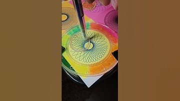 560WD. Amazing Spirograph Pattern #spirograph