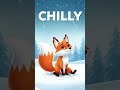 Vocabulary Builder Series: Day 12 Chilly Vs.Cold #viral #animation #easyenglisheveryday