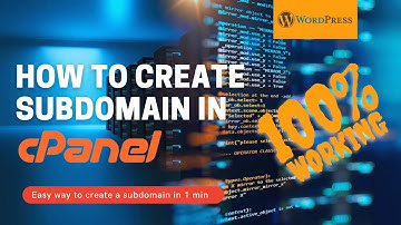 How to create subdomain in cPanel - easy way