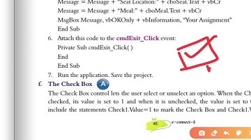 Class 8: Ch 4 (Part II): VB different Controls