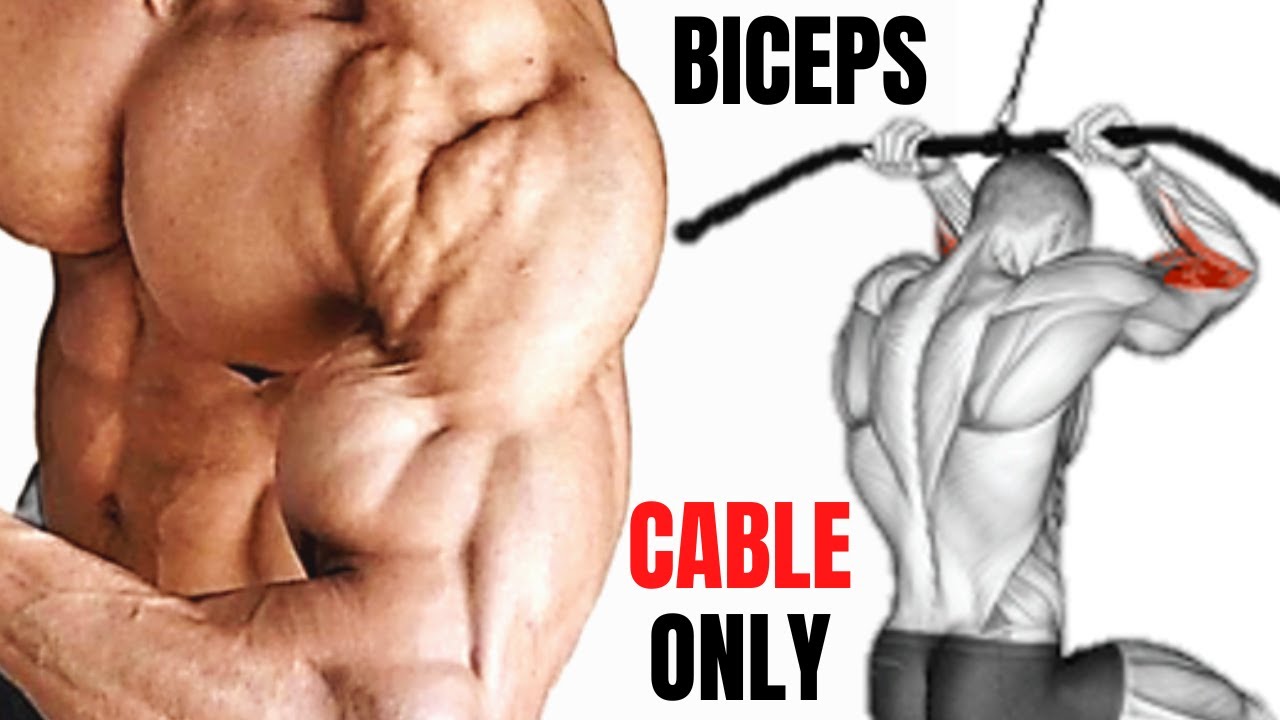 6 BEST BICEPS WORKOUT WITH CABLE ONLY AT GYM - YouTube