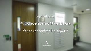 Venez rencontrer les experts - Experience Work Day 2018