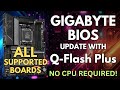Gigabyte Q-Flash Plus Motherboard BIOS Flashback Guide - Intel/AMD - AM5, Z790, Z690, B660, Z170...