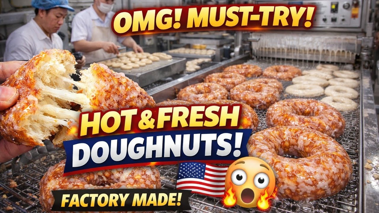 Fresh Out of the Fryer! Crispy & Fluffy American Doughnuts | Korean Street Food