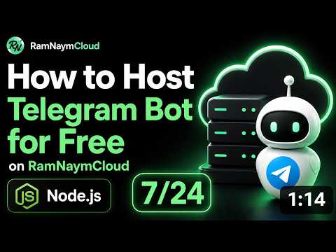 how to host Telegram Bot (NodeJS) For FREE 7/24???