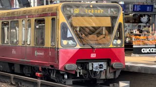 Old-fashioned AEG VVVF: BR480 in Berlin S-Bahn & manufactured in 1990s (古早的勵磁音: 柏林城鐵的安達西門子BR480型列車) screenshot 5