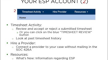 ESP Recipient Video 2: Overview For IHSS Recipient