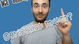 IQ TESTİ ÇÖZDÜM -  TOLGA ABİ GERİZEKALI MI? -  KAPICI TOLGA ABİ
