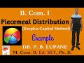 Piecemeal Distribution