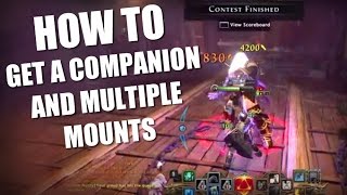 Neverwinter - How to Get a Companion and Multiple Mounts