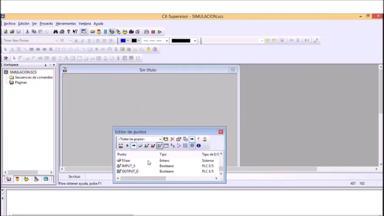 SCADA Cómo simular cx programmer con cx supervisor 2º de 3 vídeos - YouTube