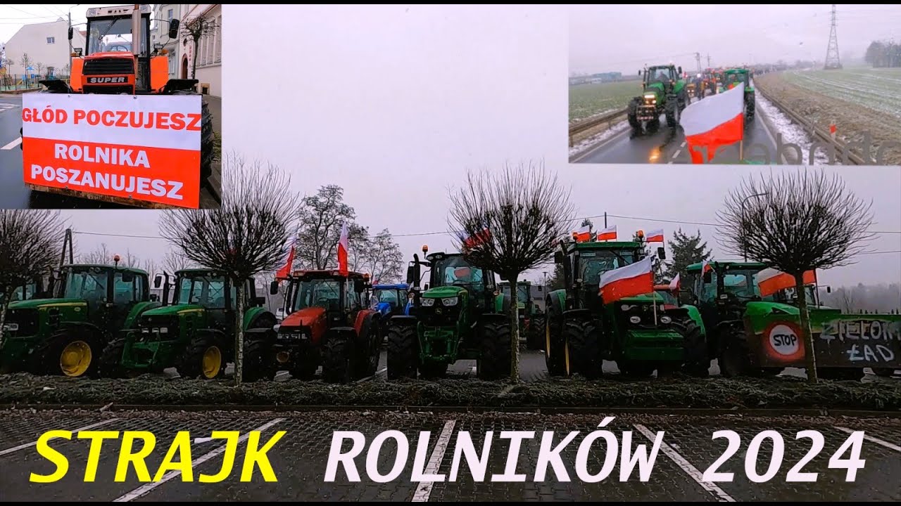 🇵🇱🚨🚜 STRAJK ROLNIKÓW !🚜🚨09.02.2024💪Wąbrzeźno🚨 - YouTube