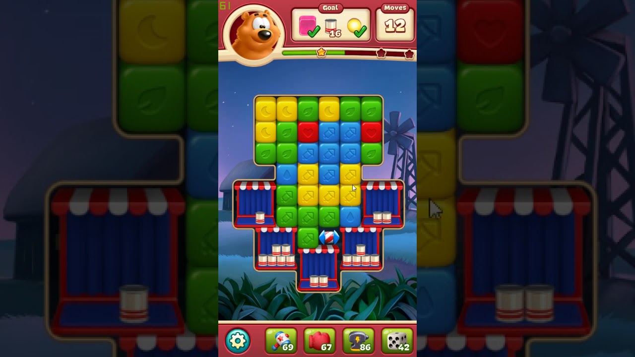 Toon Blast level 1129