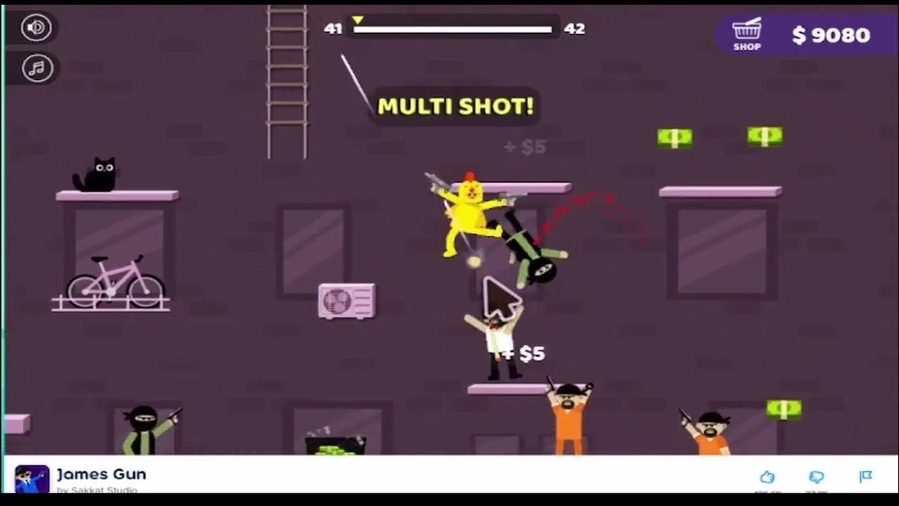 James Gun Level 36 to 45 Shooting Game From Poki Gru The Gamer YouTube