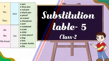 Class-2, Substitution table-5