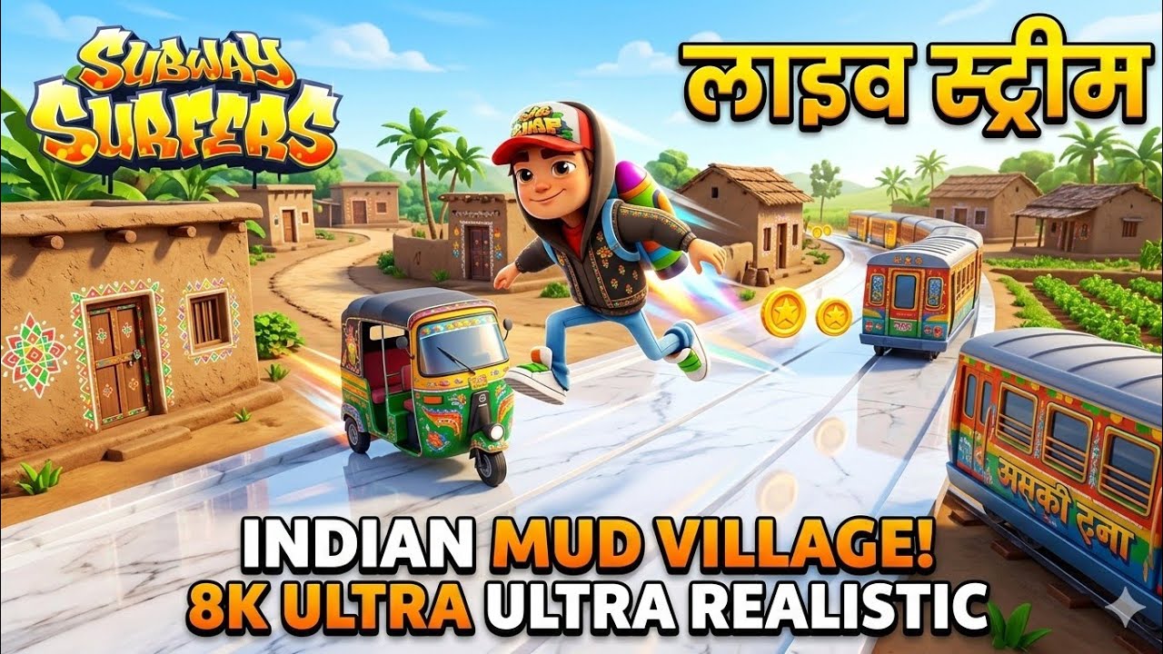 Raw Mud Houses & Shiny White Floors - Subway Surfers Live ✨