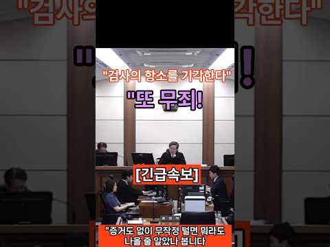 또 무죄! 🚨 특검의 억지 기소, 법원에서 완벽하게 박살났습니다 thumbnail