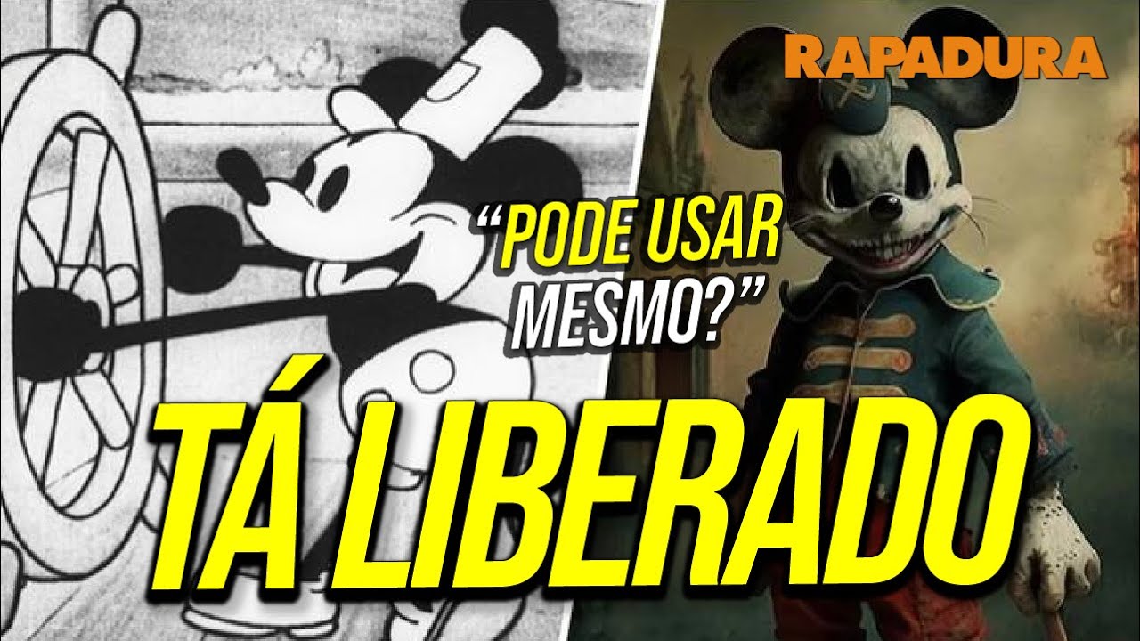 MICKEY ESTÁ EM DOMÍNIO PÚBLICO! O que isso quer dizer? - YouTube