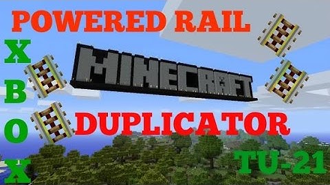 MineCraft - PS3/Xbox/PS4 Powered Rail Duplication Glitch
