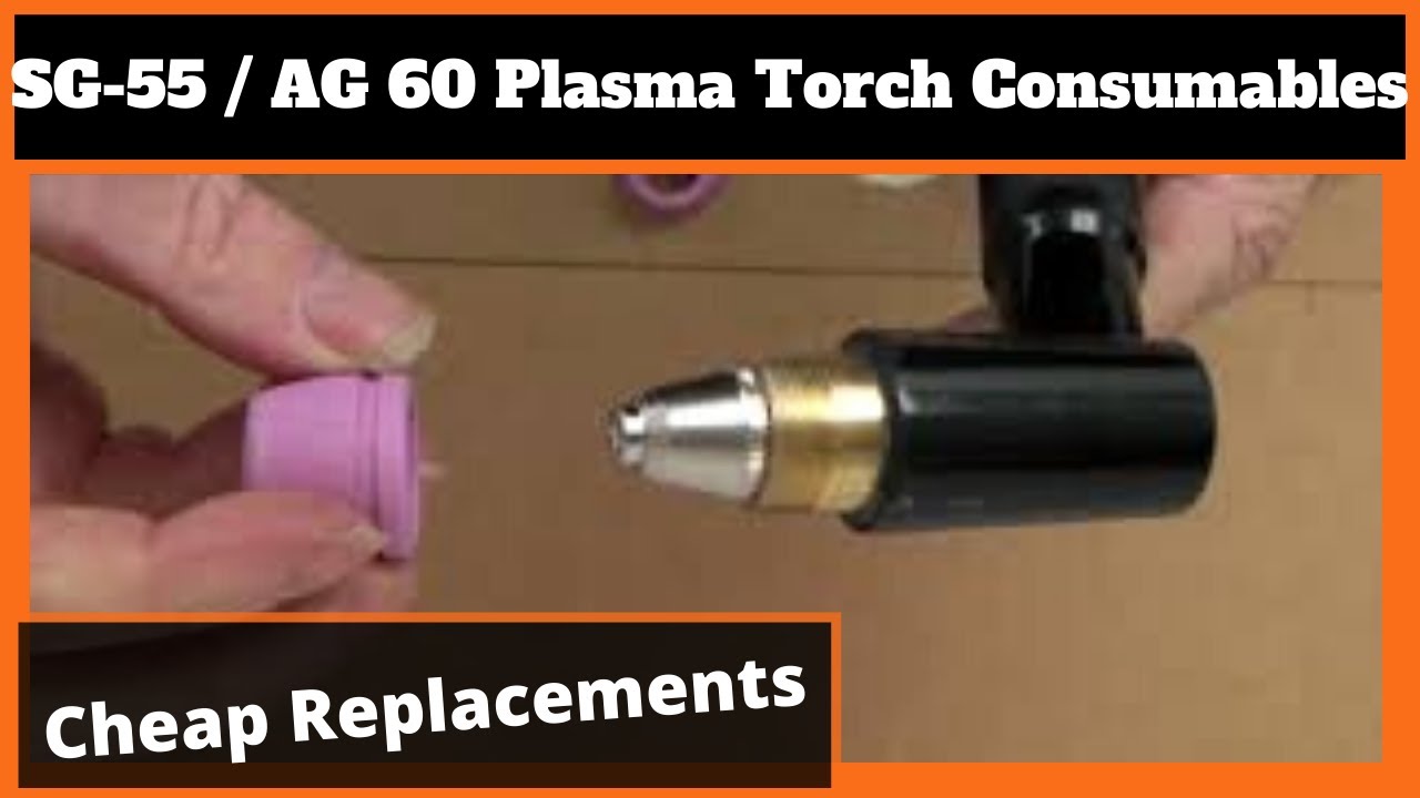 80pcs AG-60 SG55 Plasma Cutter Cutting Torch Consumables Electrodes Nozzles Cup
