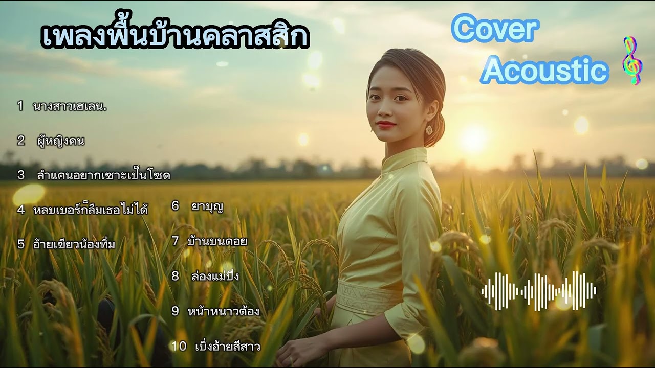 คอลเลคชันเพลงพื้นบ้านคลาสสิก 80-90 ฟังไม่เคยเบื่อ || Cover Thailand || Lyric