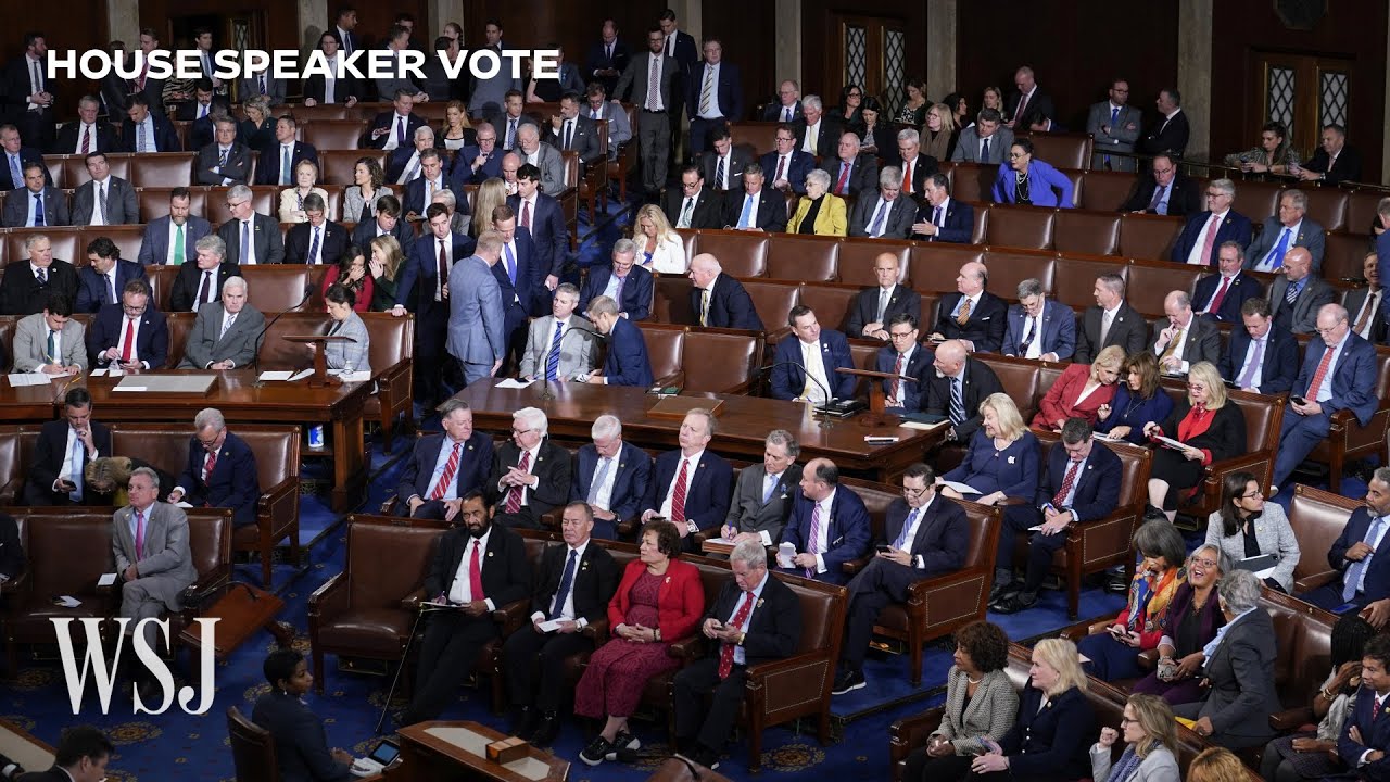 Watch Live House Speaker Vote WSJ YouTube