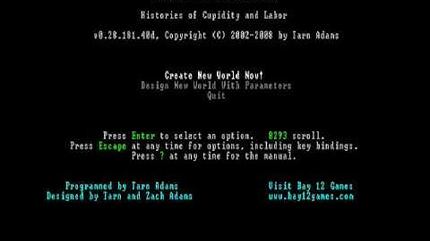 Dwarf Fortress - Menu Music