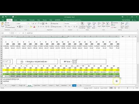 Life Cycle Costing In Excel 2