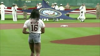Simone Biles Mmp First Pitch