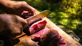 BEEF Stew Cooked Over The Fire | Outdoor Cooking ASMR