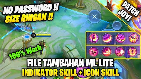 Data Open Indikator Skill + Icon Skill All Hero & Skin | File Tambahan Ml Lite Patch Terbaru