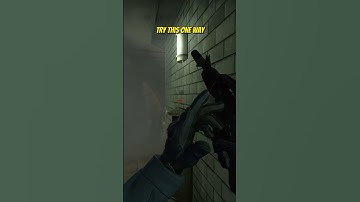 TRY THIS ONE WAY SMOKE ON OVERPASS #shorts #csgo