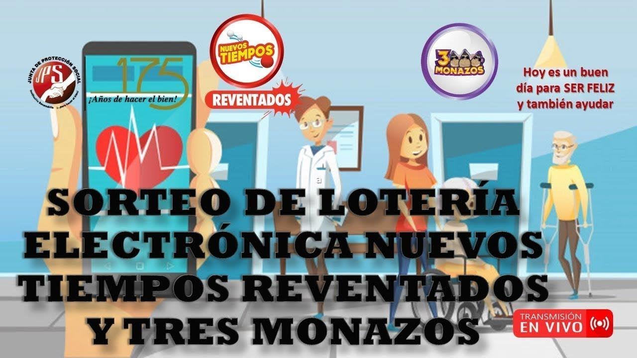 Sorteo Lot. E. N. Tiempos N°17669, 3 Monazos N°143, 6/2/2020. JPS