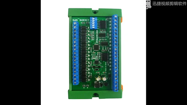 23IOB16 16 CH NPN RS485 Remote IO PLC DI-DO Expansion Standard MODBUS RTU  MODBUS TCP Customization
