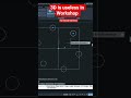 AutoCAD 2D Drawing in 60 Sec: 300x300x20 Base Plate | Ø40 Holes #autocad #cad #baseplate #2ddrawings