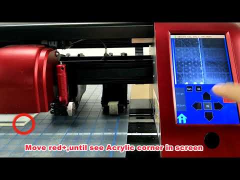 SKYCUT vinyl cutter engrave on acrylic