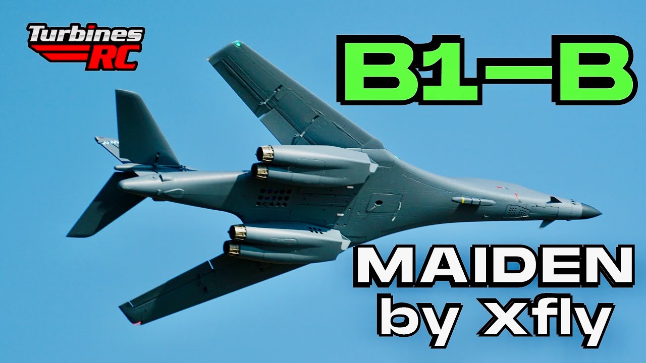 MAIDEN FLIGHTS by Xfly's Pilot • Xfly-Model B1-B Twin 70mm EDF PNP RC PLANE • (English/Français 4K)