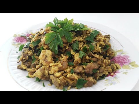 فيديو: كيف لطهي الفطر مع البيض