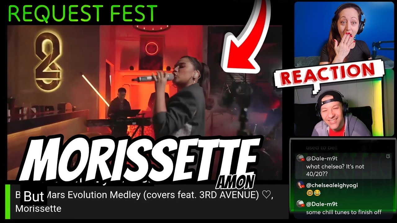 MORISSETTE - Bruno Mars Evolution Medley [REACTION]