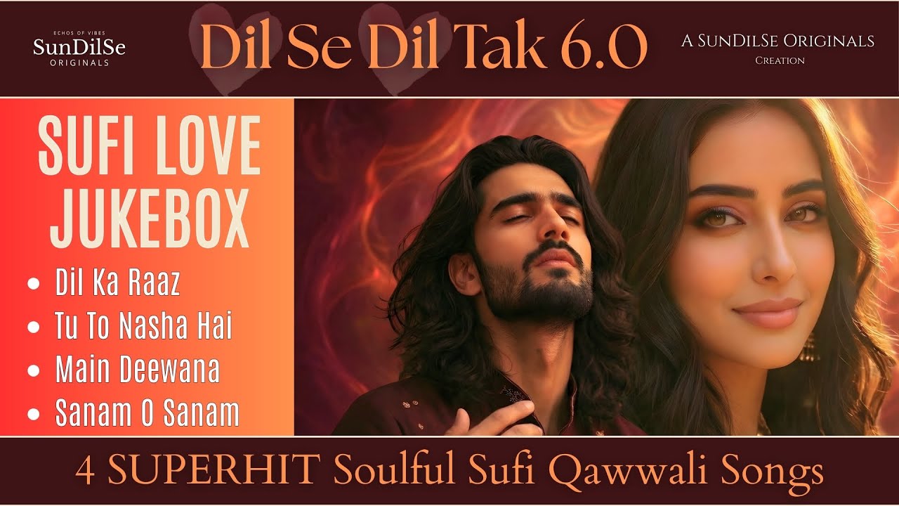 Dil Se Dil Tak 6.0 : Sufi Love Jukebox  दिल से दिल तक   دل سے دل تک  Soulful and Heart-touching