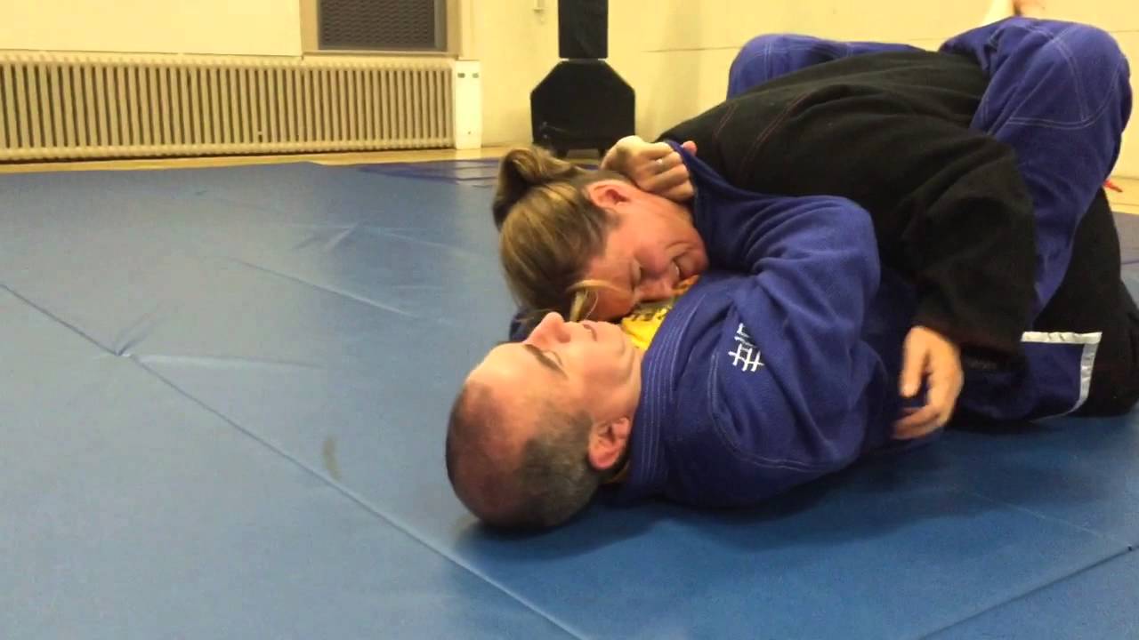 Jujitsu Neck Restraint from the Guard or Mount YouTube