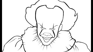 How To Draw The New Pennywise - Drawing Tutorial