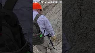 White River Badlands. Day 4 Part 2: Why We Dread Concrete Hill #paleoanalysis #animals #shorts