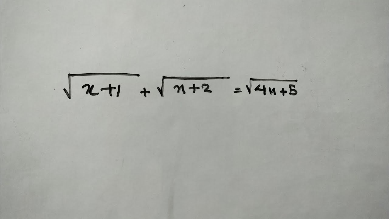 "How to Solve √(3x + 4) - √(8 - x) = 2 | Step-by-Step Radical Equation ...