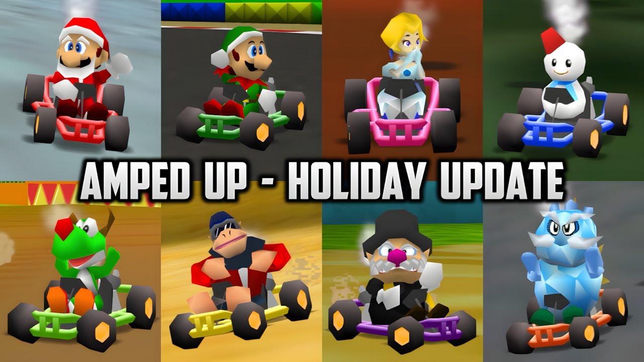 ⭐ Mario Kart 64: Amped Up v3.20 (Holiday Update) - Longplay