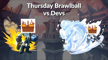 Thursday Brawlball vs Devs! - Brawlhalla Dev Stream Montage