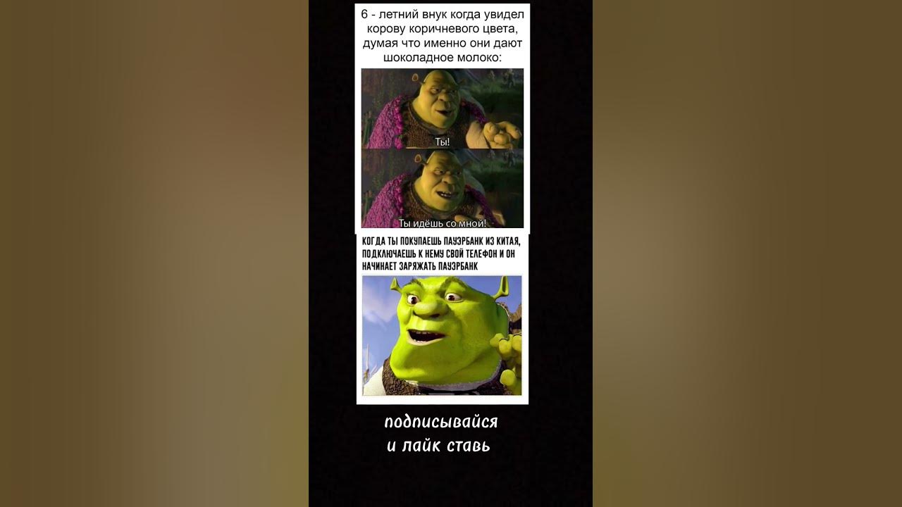 МеМы про Шрека - YouTube